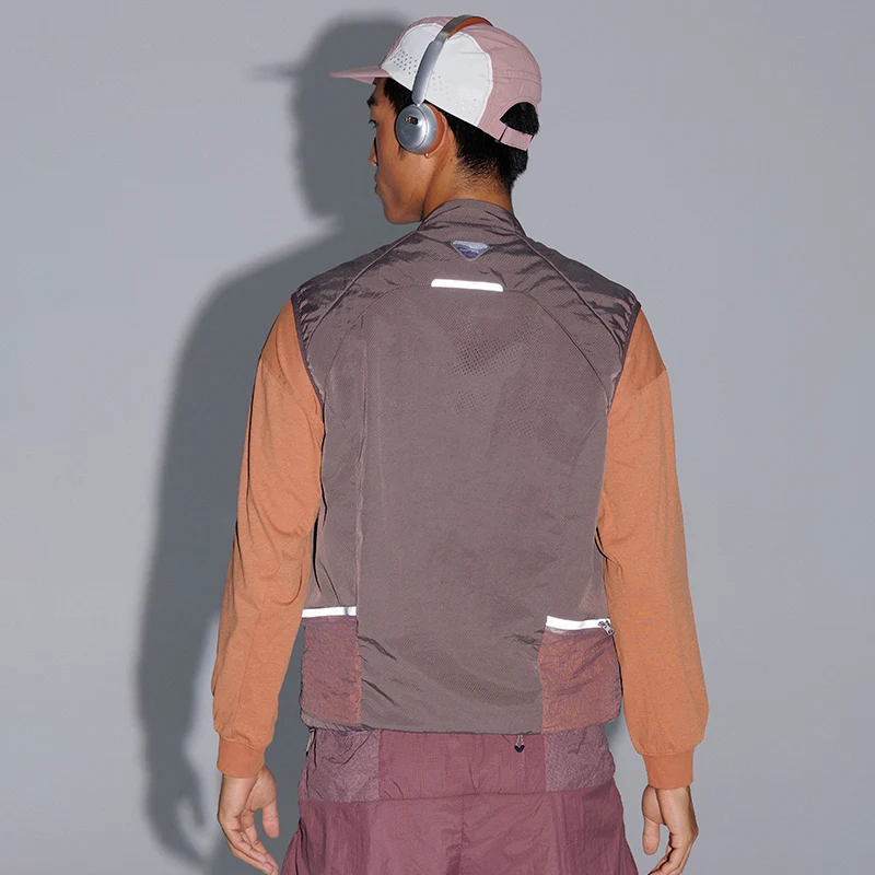 Unisex Quick Dry Water Repellent Outdoor Vest Reflective Safe Multi-Pocket Sleeveless Jacket for Hiking Camping