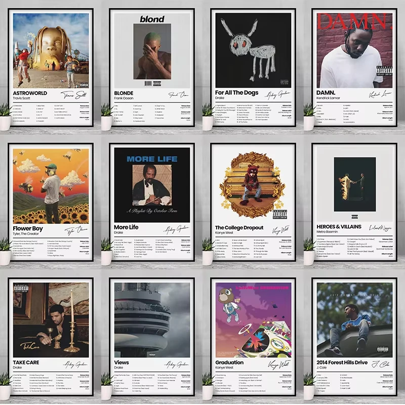 Álbum de música Flower Boy The Weeknd, carteles impresos de Hip Hop para sala de estar, pintura en lienzo, arte, decoración del hogar, imagen de decoración de pared