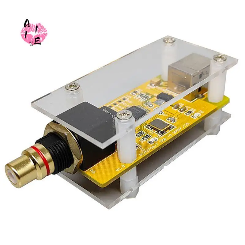 A11E-USB Sound Card - Coaxial Digital Signal Converter RCA PCM2706C For Audio Decoders And Power Amplifiers
