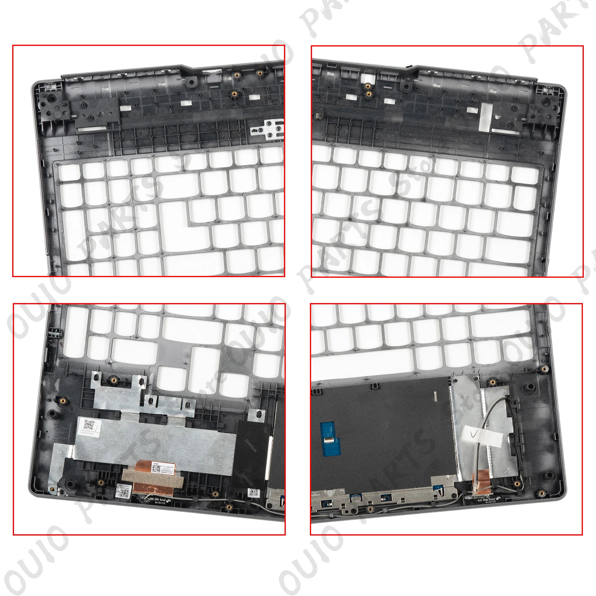 Novo para legião 5 15iah7h 15arh7h y7000p 2022 jy570 alumínio lcd capa traseira moldura inferior caso dobradiças ap2dj000700 ap2dj000420