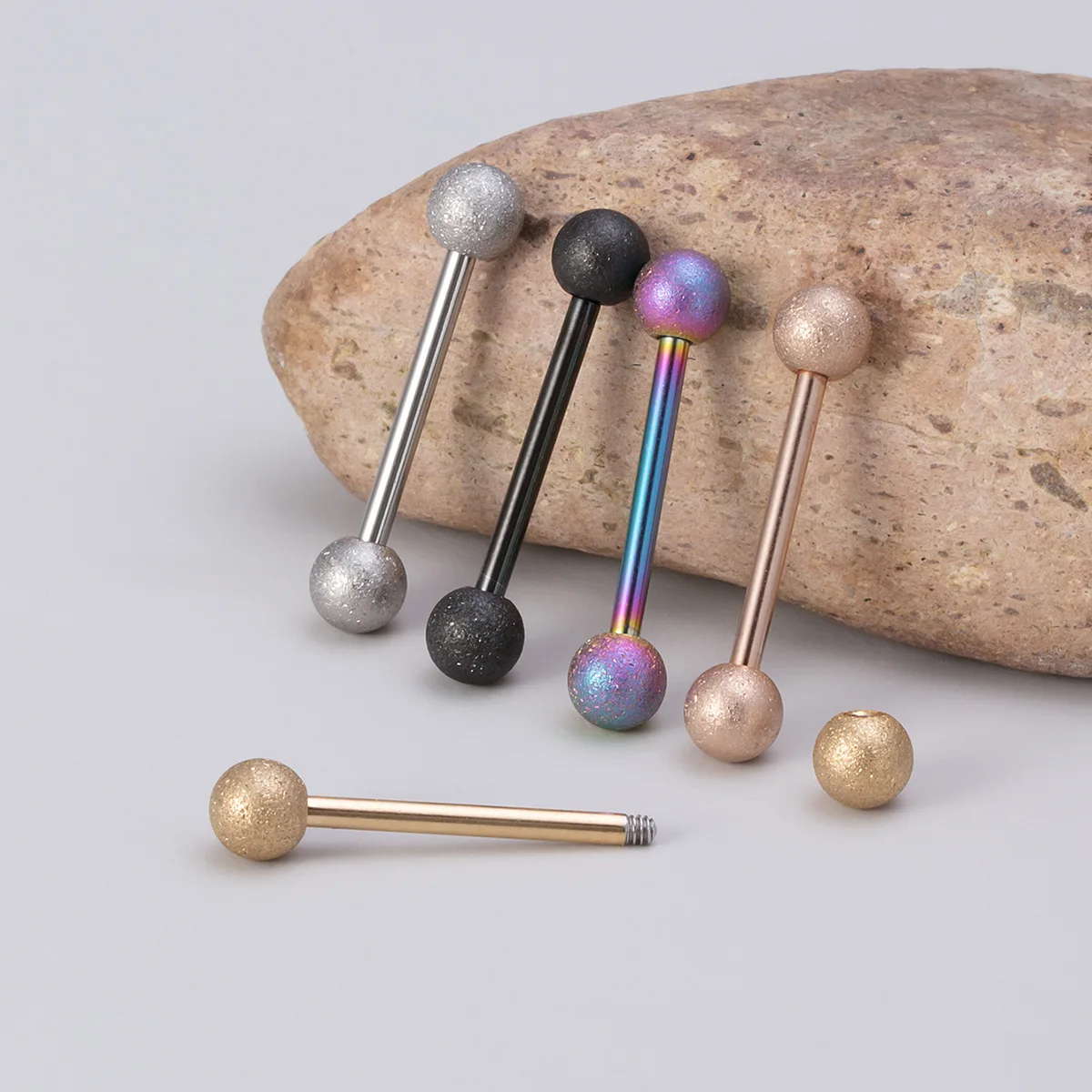 14G Surgical Steel Straight Ba - đánh giá và giá Tongue Barbell Straight