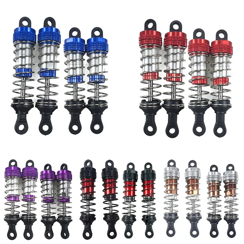 Aluminum Metal Oil Filled Shock Absorber Front&Rear For 1/14 WLtoy 144001 1316 RC Car Crawler Short Course Truck Upgrad Part