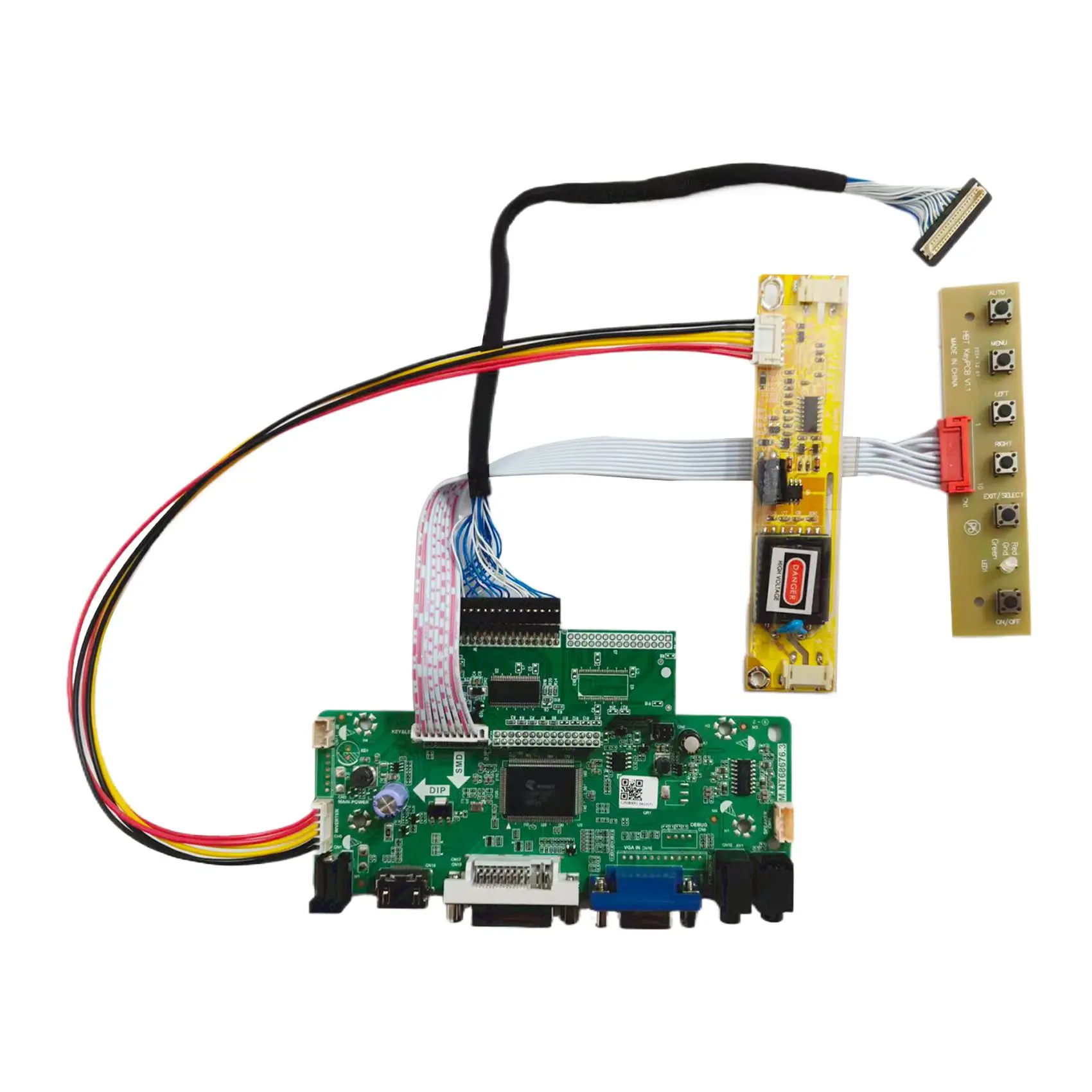 H/D DVI VGA LCD Controller Board For 12.1inch 800X600 LQ121S1DG11 LCD Display