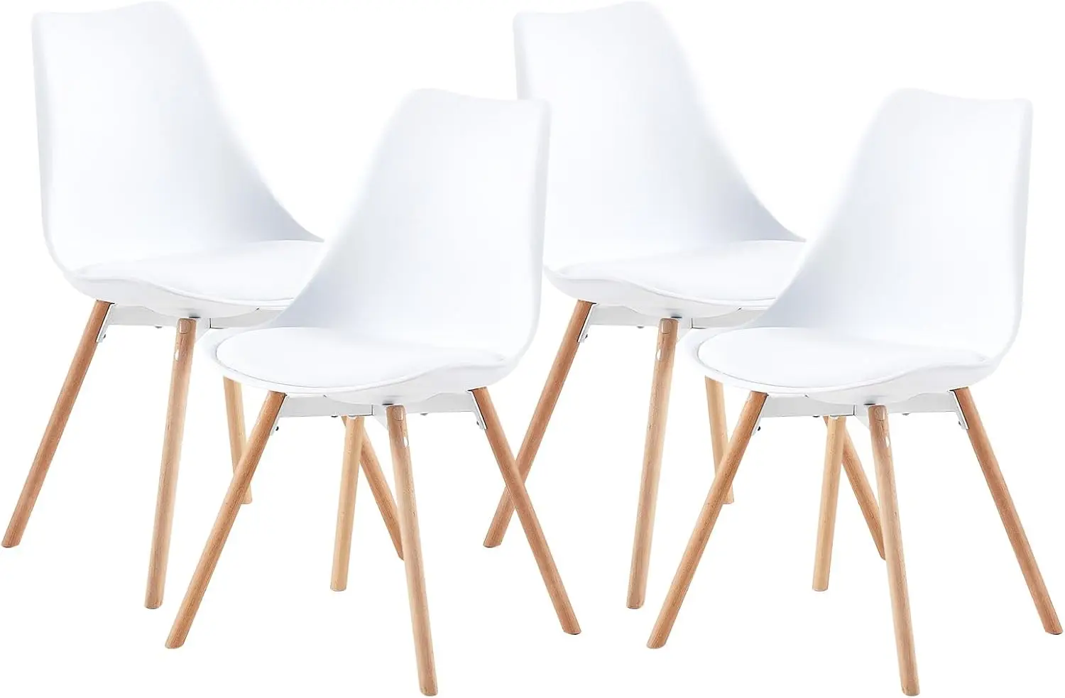 Esszimmerstühle 4er Set, Upholstered Küchenstuhl Essstühle Mit Solid Wood Buche Leg Wohnzimmer