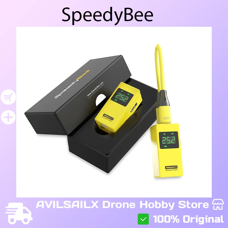 

SpeedyBee Adapter 3 Bluetooth Module, Mobile APP Wireless Tuning for F405 F722 Flight Controller