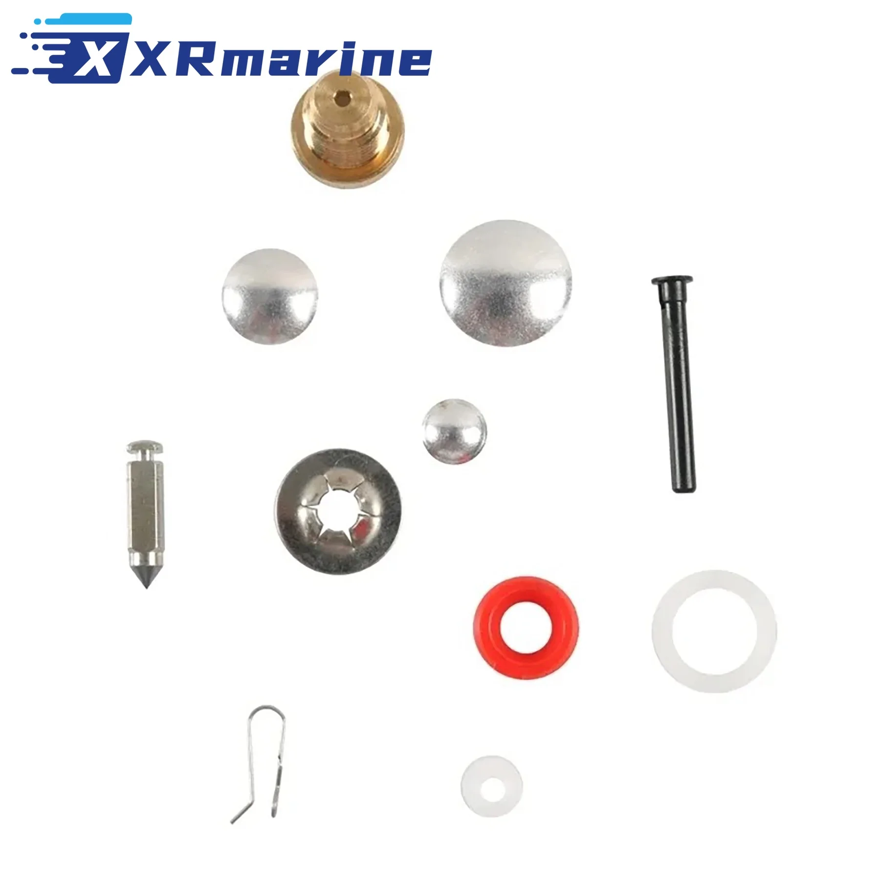 For Johnson Evinrude 9.9-15 HP Carburetor Repair Kit With Float 398453 1974-1988 image 4
