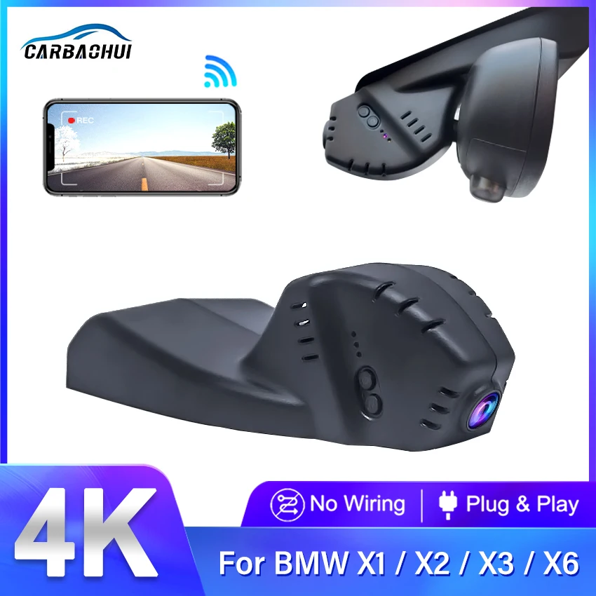 

4k 2160P Car DVR Dash Cam Camera Recorder for BMW x1 f48 f20 3gt f34 m3 f80 m4 f82 X3 F25 X4 F26 x5 f15 X6 F16 f32 f33 f36 F02