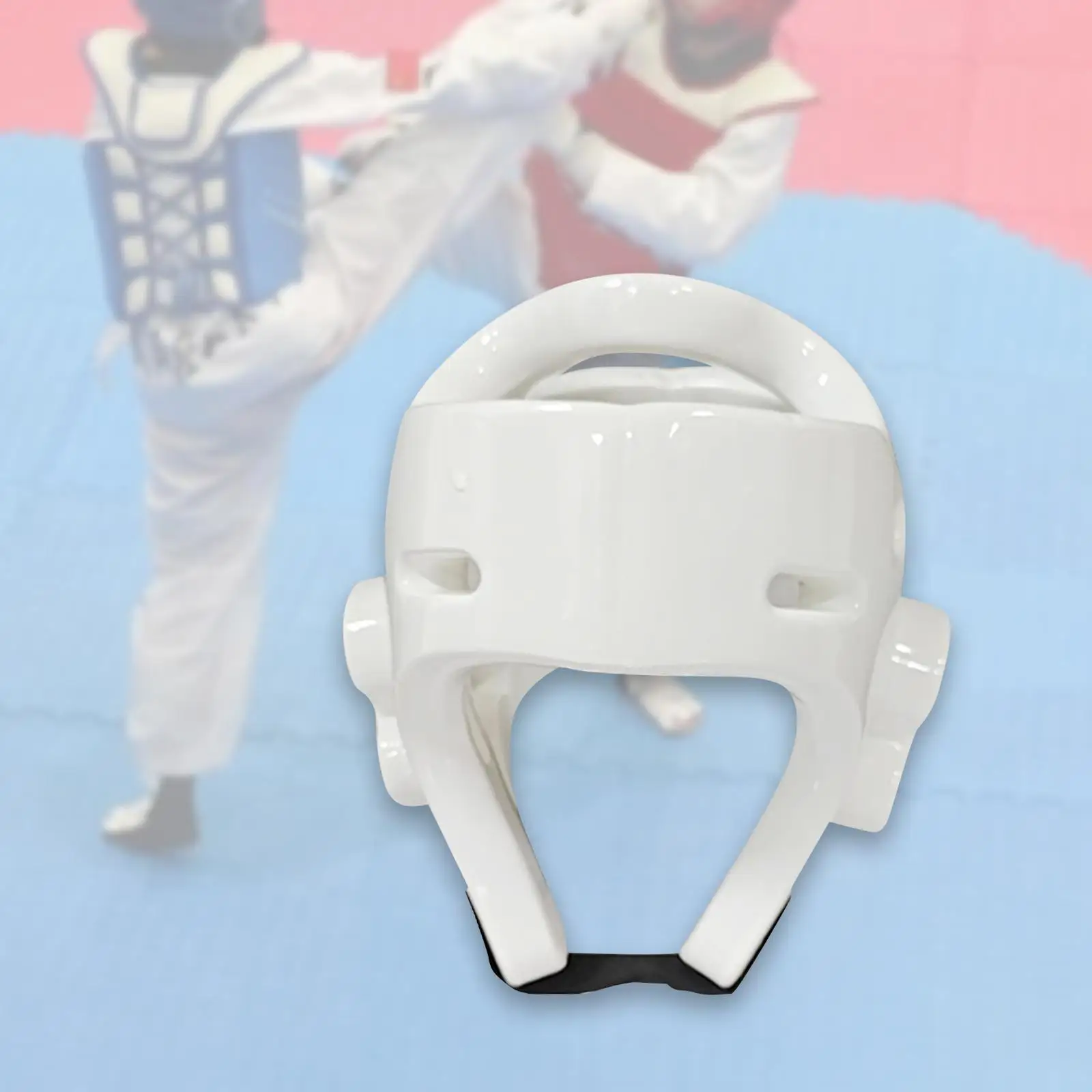 

Karate Headgear Thickened Padded Sports Helmet Lightweight Boxing Helmet for Training Muay Thai Grappling Sparring Martial Arts