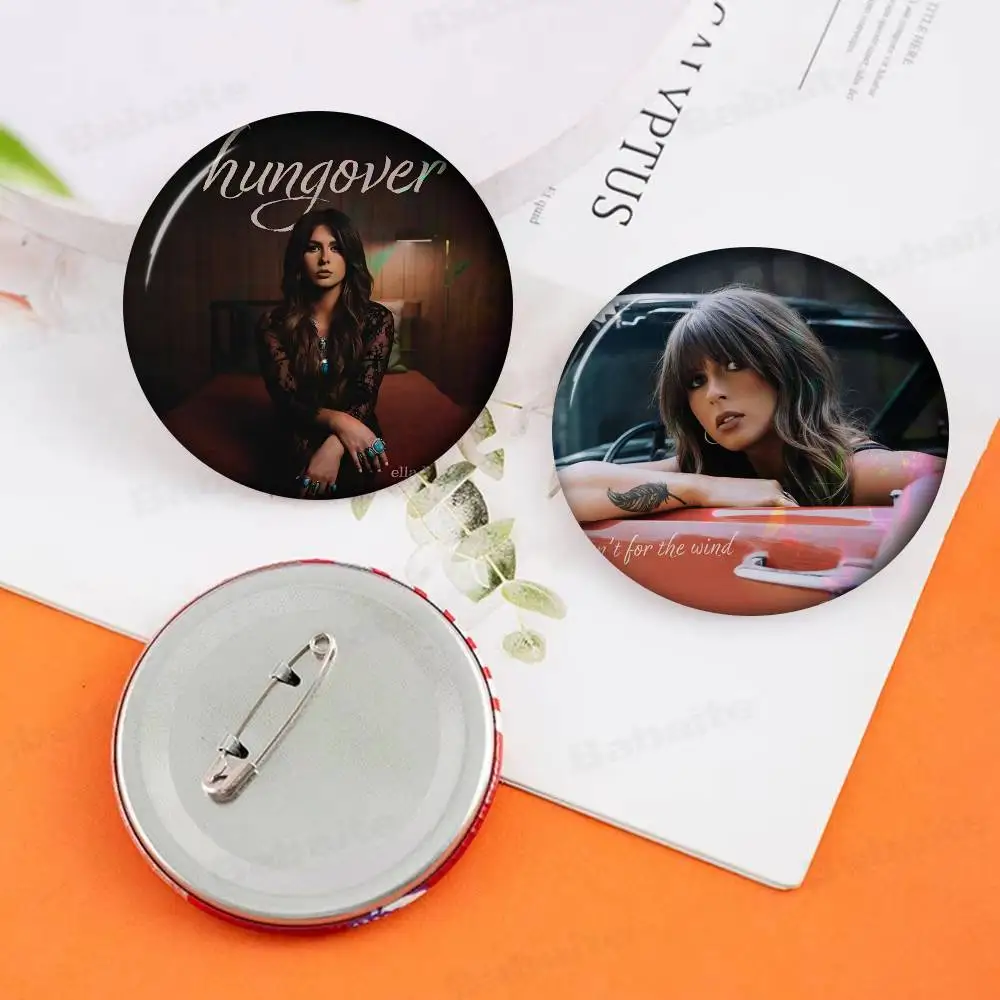 Singer Ella Langley album   Anime Creative Tinplate Soft Button Pins Animal Icon Brooch Lapel Backpack Badge Accessories Pin
