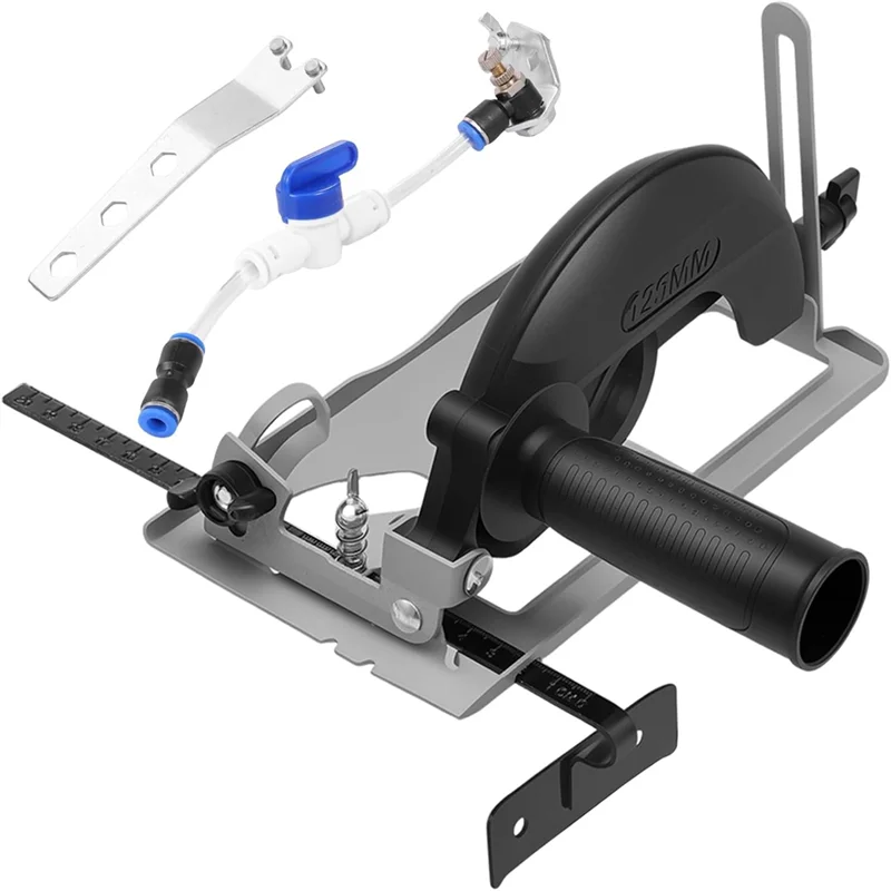 AT02-Angle Grinder Stand 45° Adjustable Angle Grinder Holder Machine Slotting Base Angle Grinder Cutting Bracket