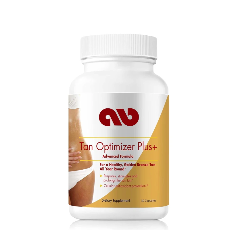 Tan Optimizer Plus+Blackie Supplement - Contains a mixture of beta carotene, copper, lycopene, L-tyrosine, collagen,and vitamins