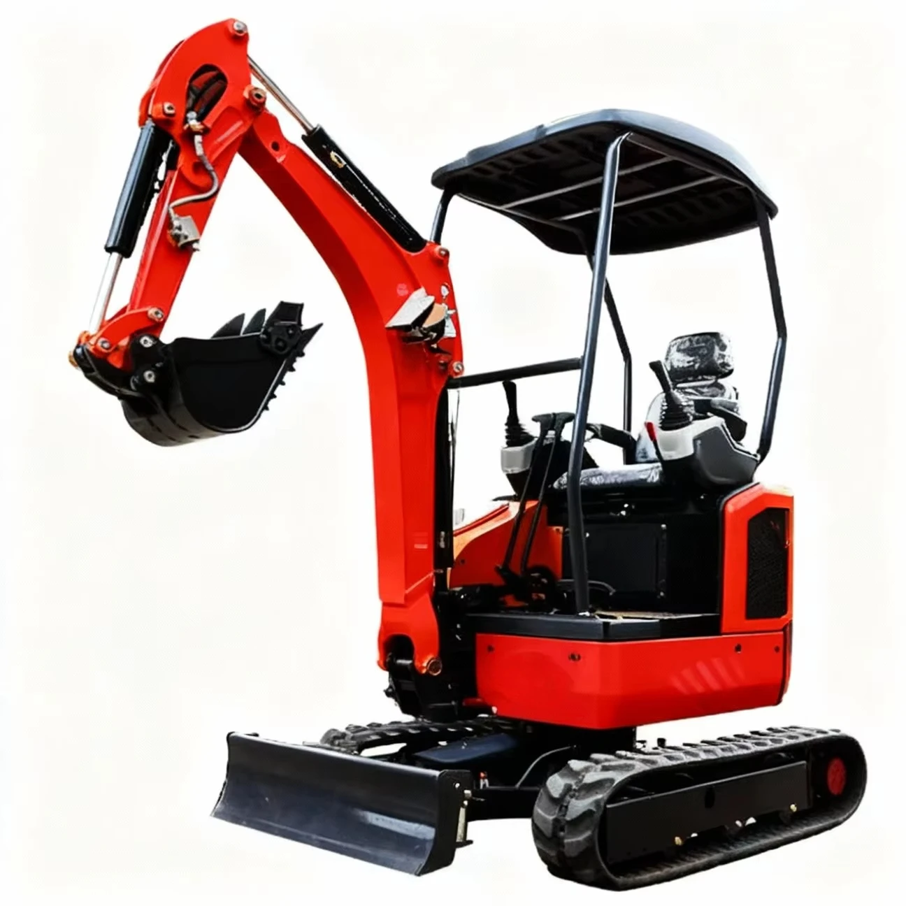 Multi-Functional Mini Crawler Excavator Small Excavator for Agricultural Orchard Greenhouse Digging Earthworks and Crushing