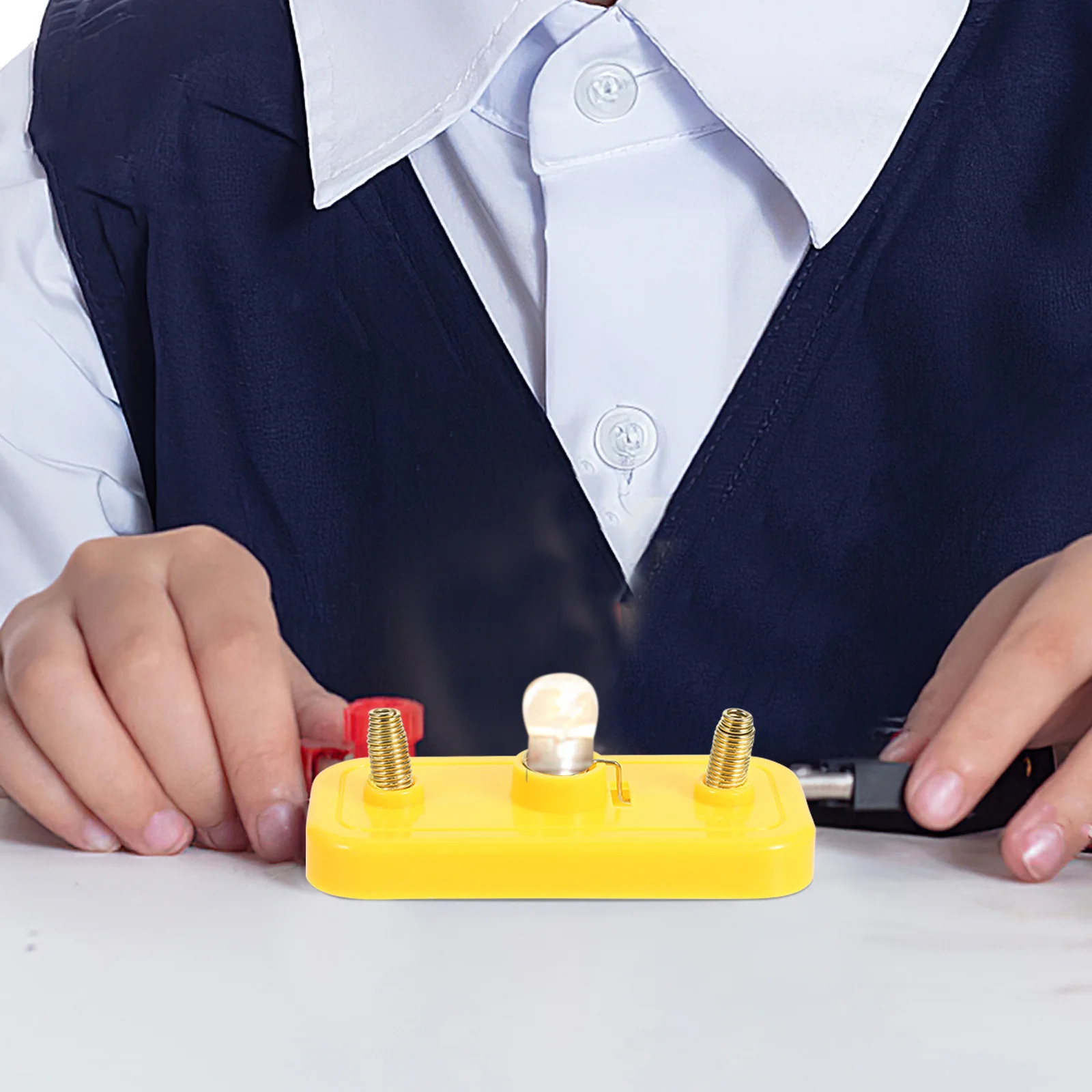 

5Pcs Mini Light Bulb Holder Socket Spring Loaded Electrical Circuit Base for Students Physics Experiment Lab Teaching Equipment