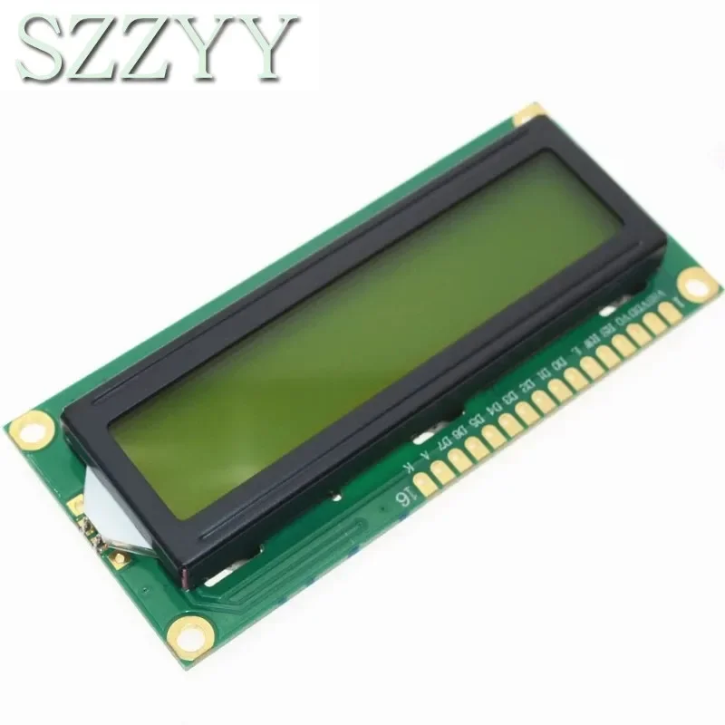 1PCS LCD1602 1602 modulo schermo verde 16x2 Caratteri Display LCD Module.1602 5V schermo verde e codice bianco per arduino