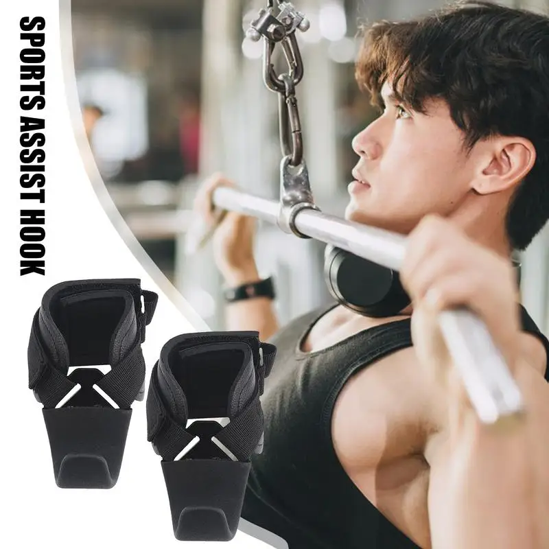

Hook Grips Weightlifting Weightlifting Straps Wrist Strap Lifting Hooks 2X Gym Accessories For Men Anti-Skid Workout Gloves For