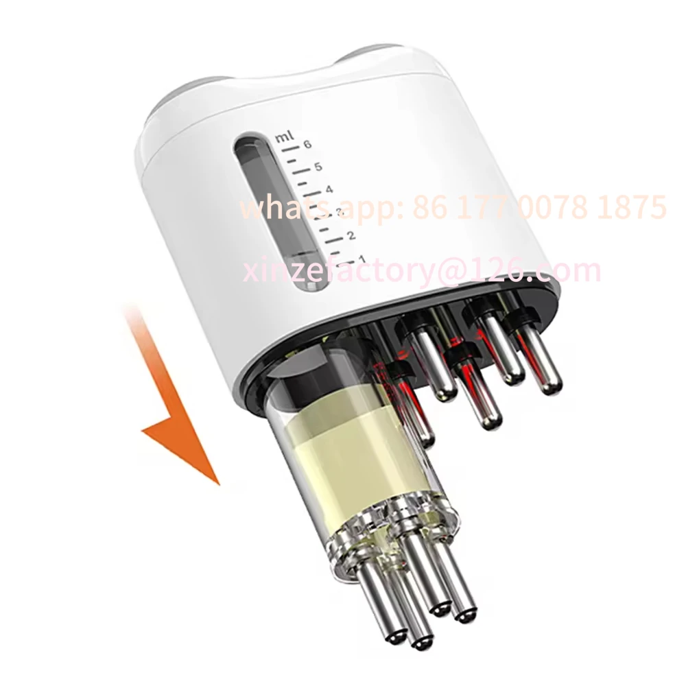 Customizable Red Light Therapy Electrical Comb EMS Hair Growth Oil Head Massager