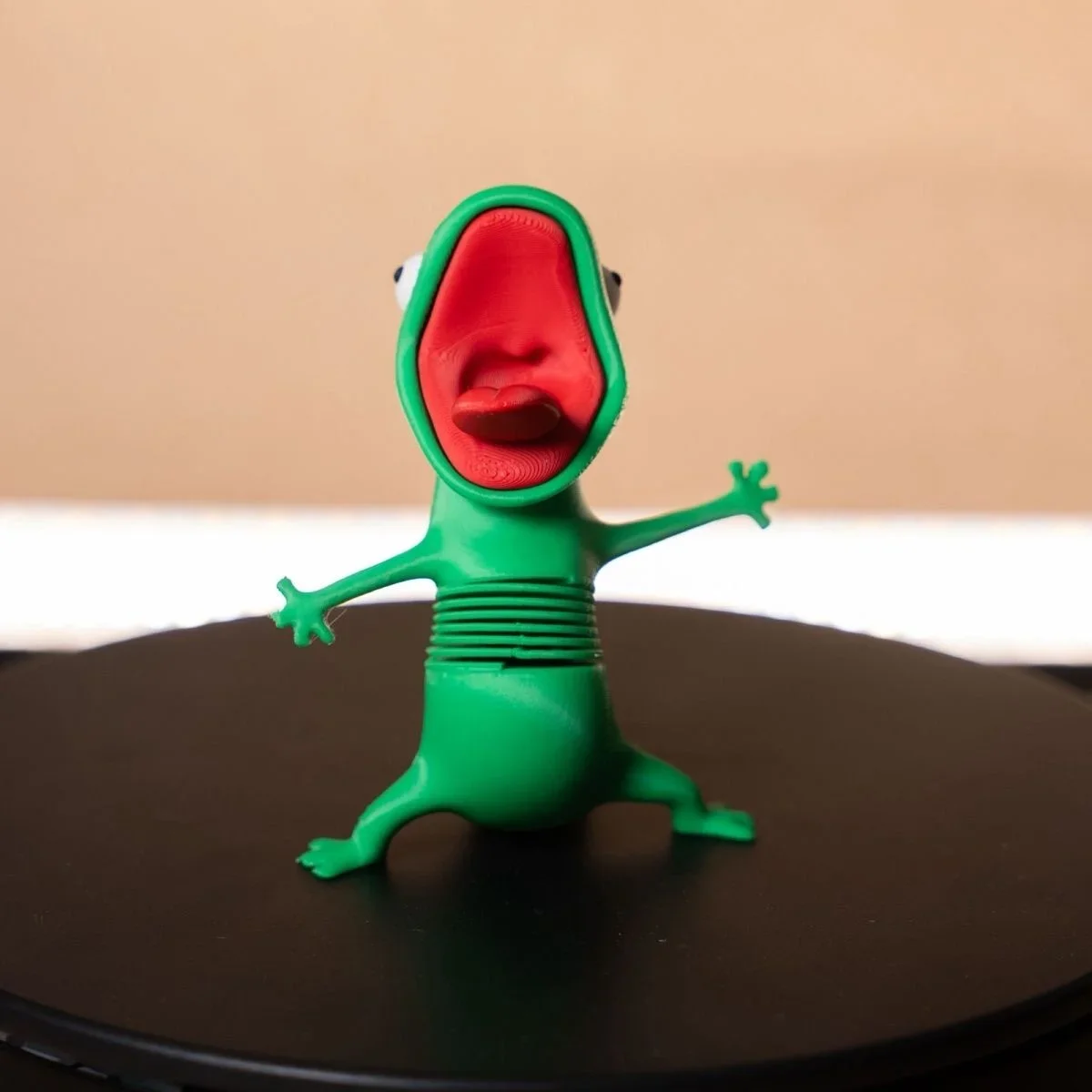 Hot Beaver Transformation Plan Lizard Tom Movable Spring Toy Funny Internet Celebrity Hot Selling 3D Printed Gift