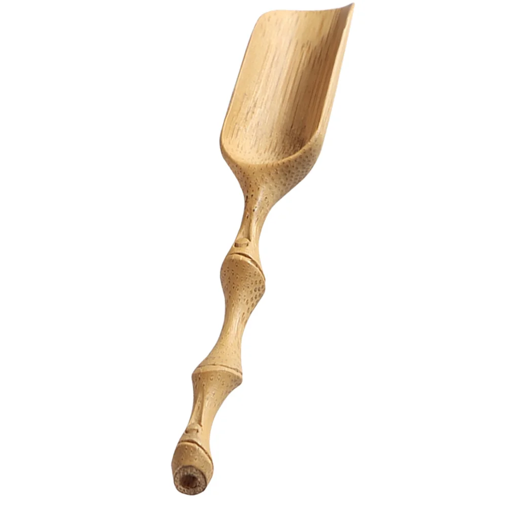 

Bamboo Tea Scoop 6 Gentlemen Teaspoon Set Measuring Tool Portable Storage Easy Clean Tea House Accessories Spoon Shovel Kitchen