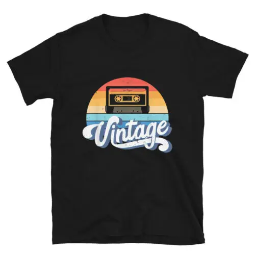 Cassette Mixtape 80's Music Vintage Unisex T-Shirt