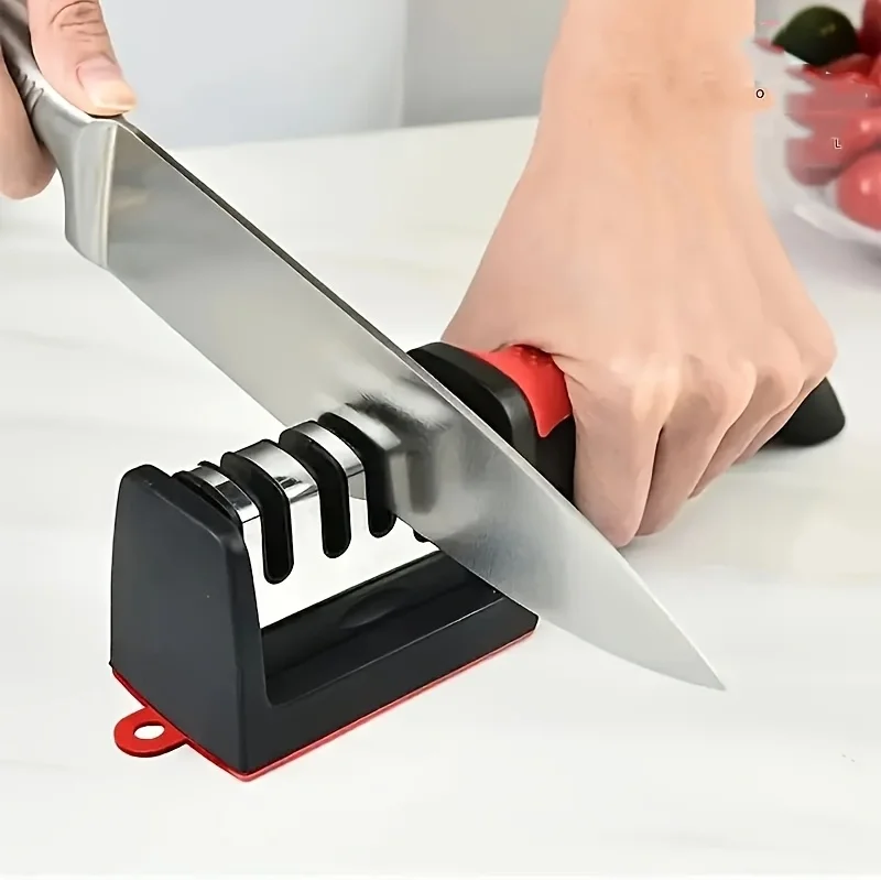 1PCS Sharpener for Household Use, Handheld, Fast Sharpening Scissors, Tungsten Steel, Professional Sharpening Stone