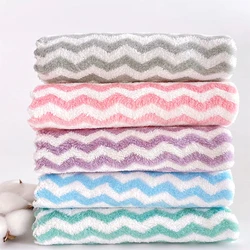 5/10PCS Reusable Striped Microfiber Dish Cloths Softa Stain Washable for Kitchen Bathroom Car and Window Cleaning Scouring Cloth