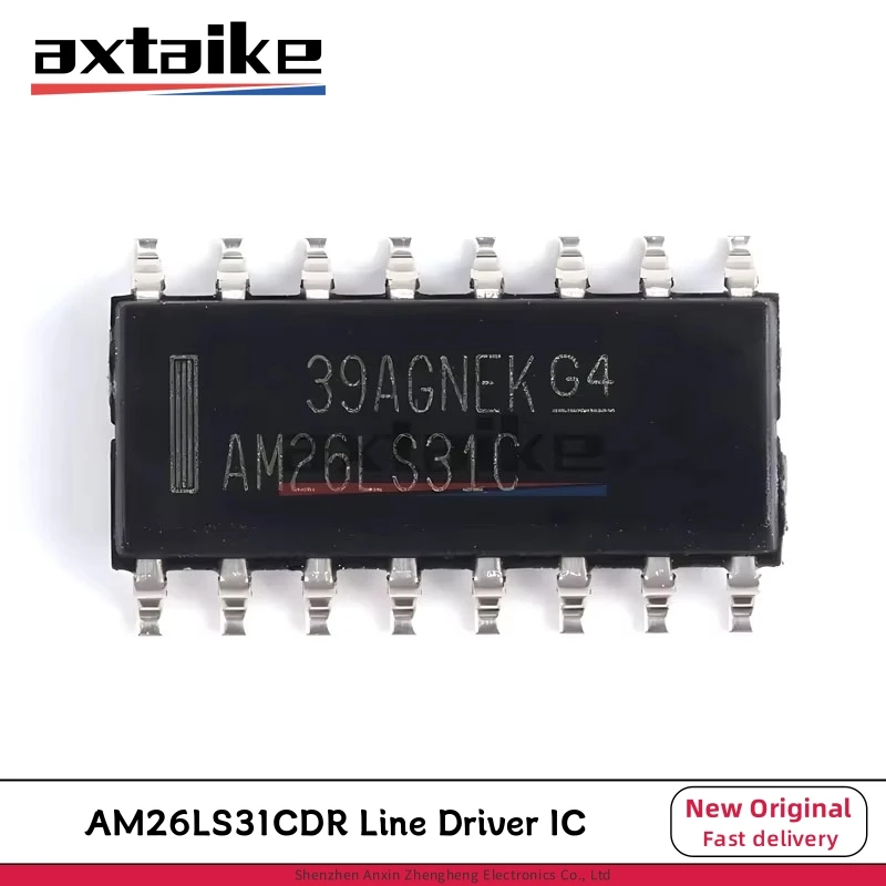 10 peças am26ls31cdr sop-16 am26ls31c am26ls31cdrg4 ansi tia/EIA-422-B itu smd chip quádruplo driver de linha diferencial ic