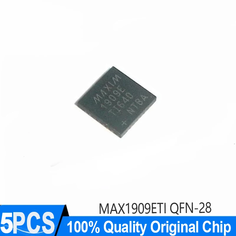 (5 pieces) MAX1909E 1909E MAX1909ETI QFN-28 Original Chip