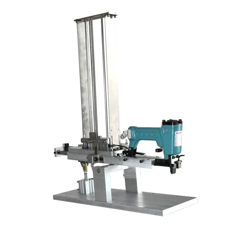 Automatic Crown Nailer Workstation for 7116 & 8016 Nails, 5000pcs Magazine, Auto Feeder, Low Nail Alarm, PLC