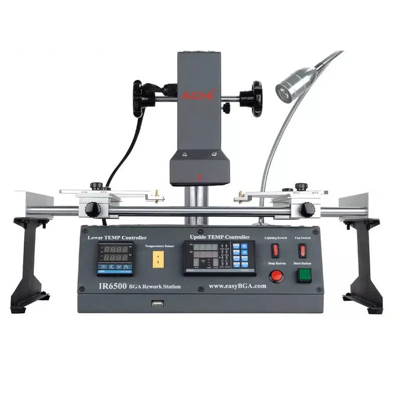 ACHI IR6500 Infrared BGA Soldering Rework Station 220V Mobile Phone PCB Motherboard Chip Repair System Refurbished Welding