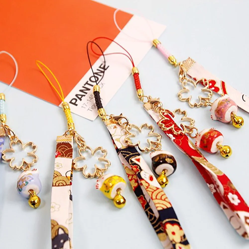 

1 cute phone strap accessory lucky keychain lanyard suitable for short phone straps cute phone charm