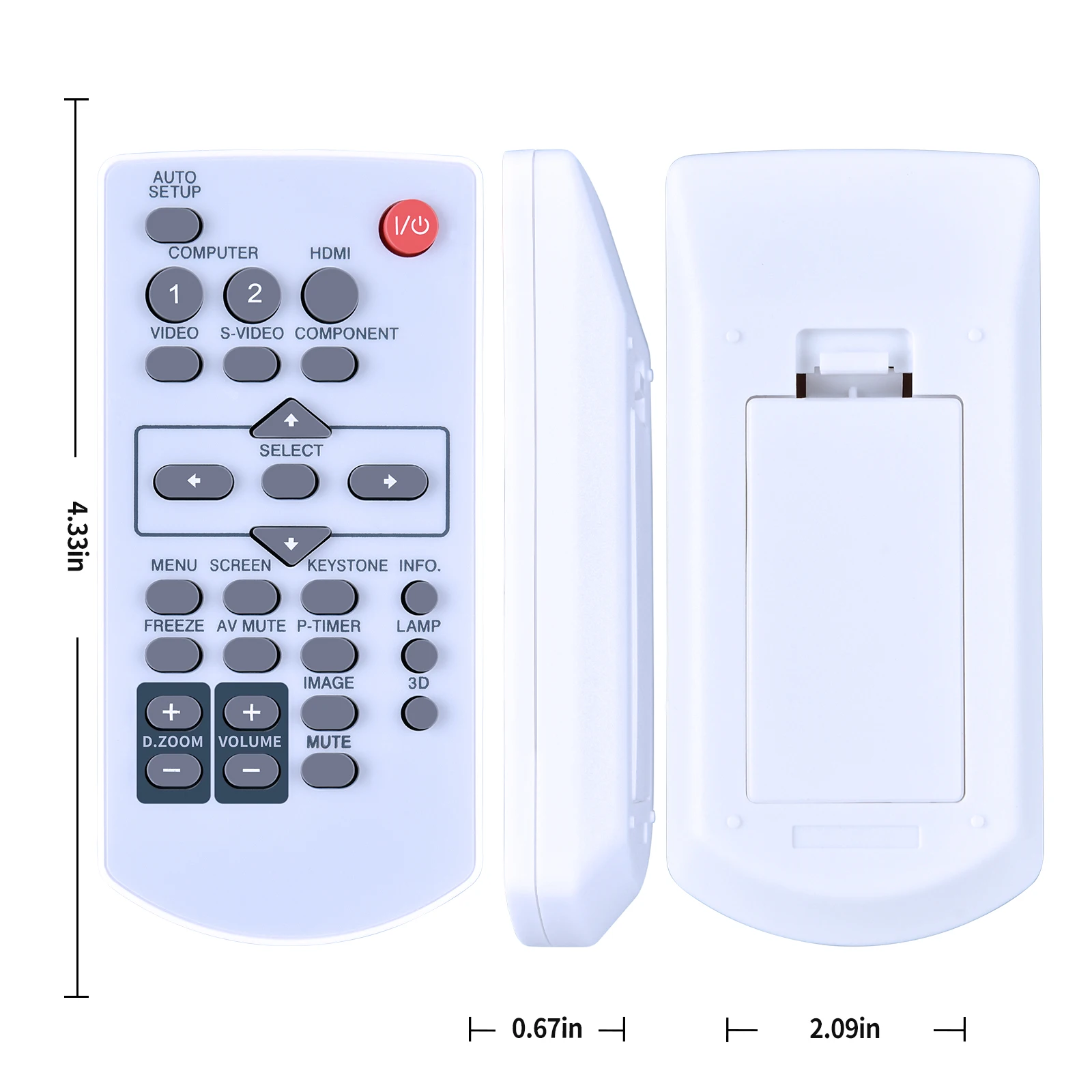 รีโมทคอนโทรลสำหรับ PT-LX270U พานาโซนิค PT-LX300U PT-CW230เครื่องฉาย N2QAYA000035