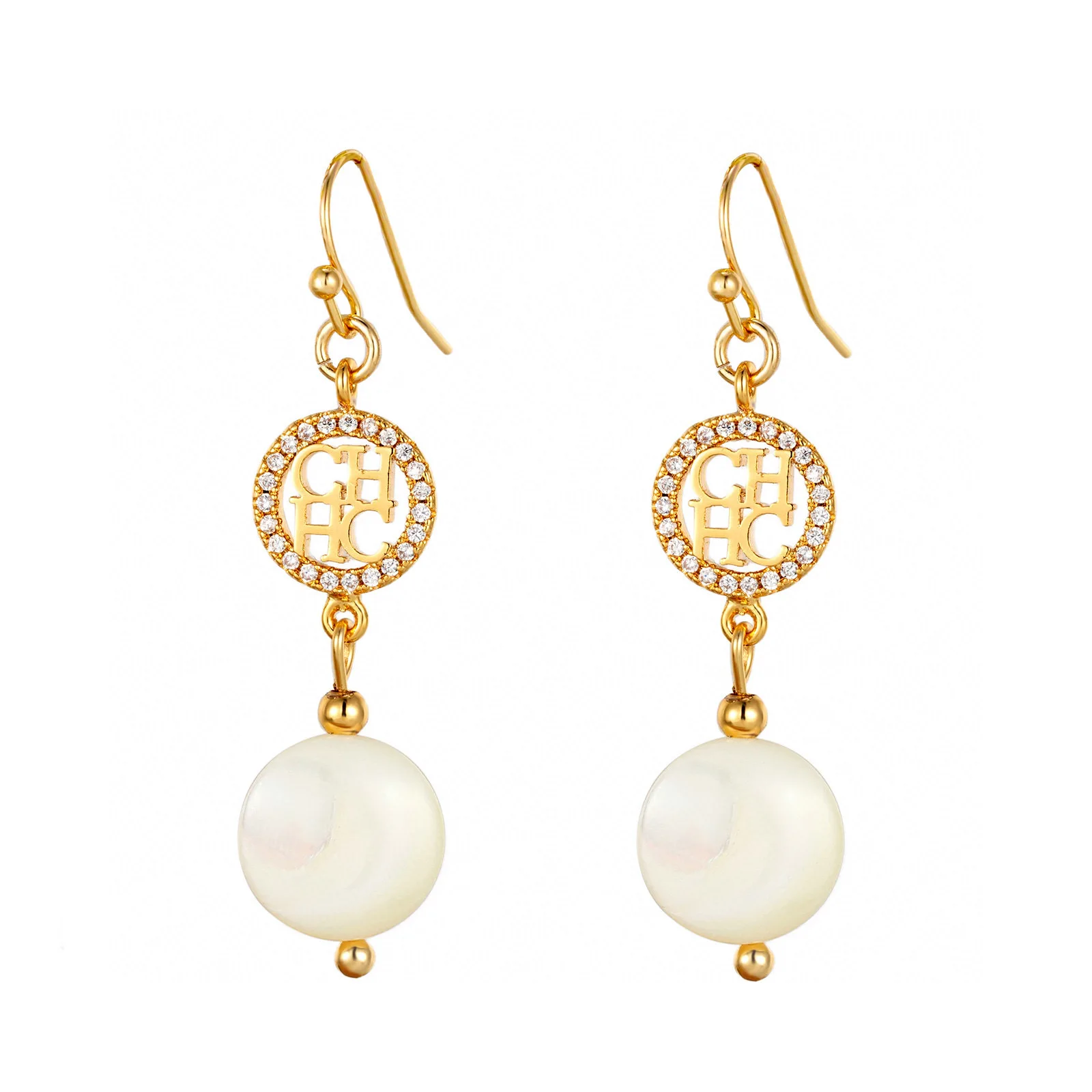 

Unique Circle Zircon Earrings - Women's Luxury Hoop Earrings, High-End Minimalist Design for Party