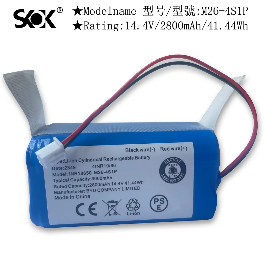 Suitable for the Kovac Window Cleaning Robot Battery W830 83S 836 850 930 950 Lithium Battery