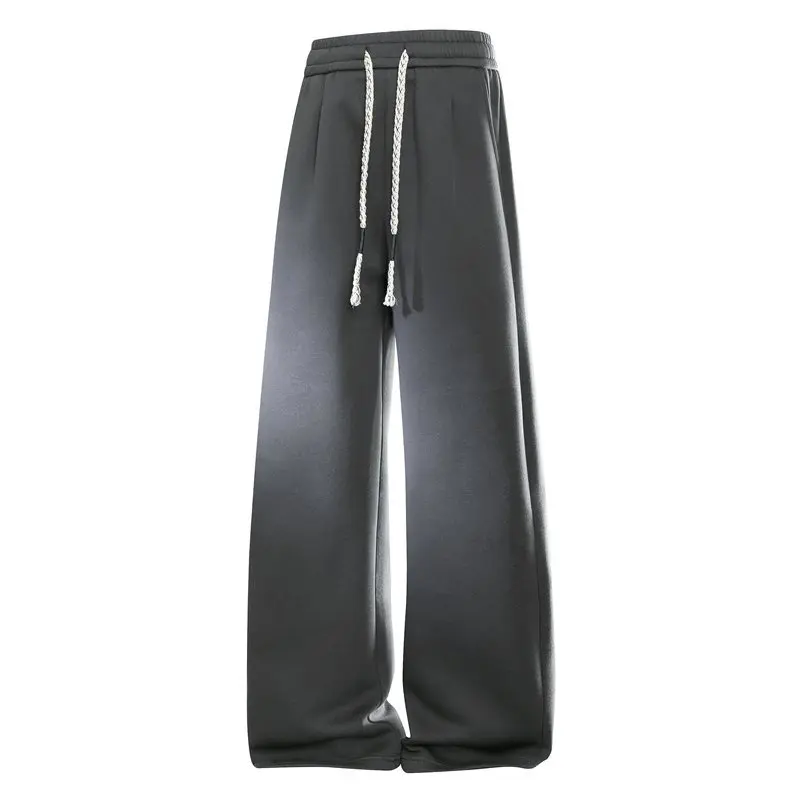 

Heavyweight Sweatpants Men's Spring New Casual Pants Straight Blade Pants ex Couple Sle Multiple Picture