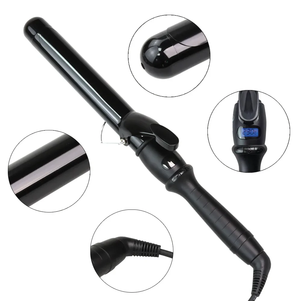 Best Seller Curling Iron 32mm Big Wave Curling Iron Egg Roll Electric Hair Iron Female Dual-purpose Black Lazy Artifact