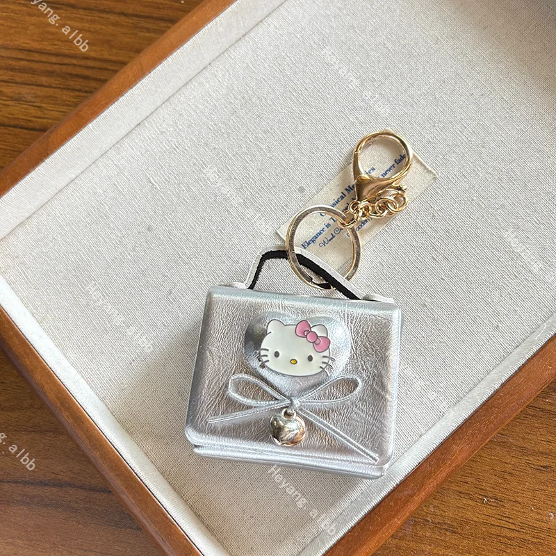 الأزياء مرحبا كيتي المفاتيح Kawaii الكرتون أنيمي زوجين على ظهره سحر المرأة عملة المحفظة سطح المكتب اكسسوارات طالب فتاة هدية #4
