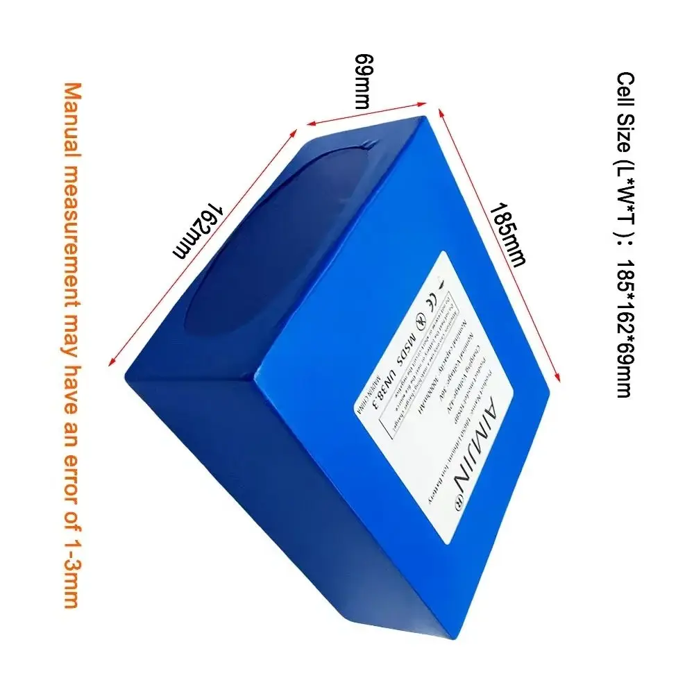 

10S8P 36V 30Ah 18650 A-class lithium battery pack, 1500W high-power built-in BMS, suitable for various energy storage backup