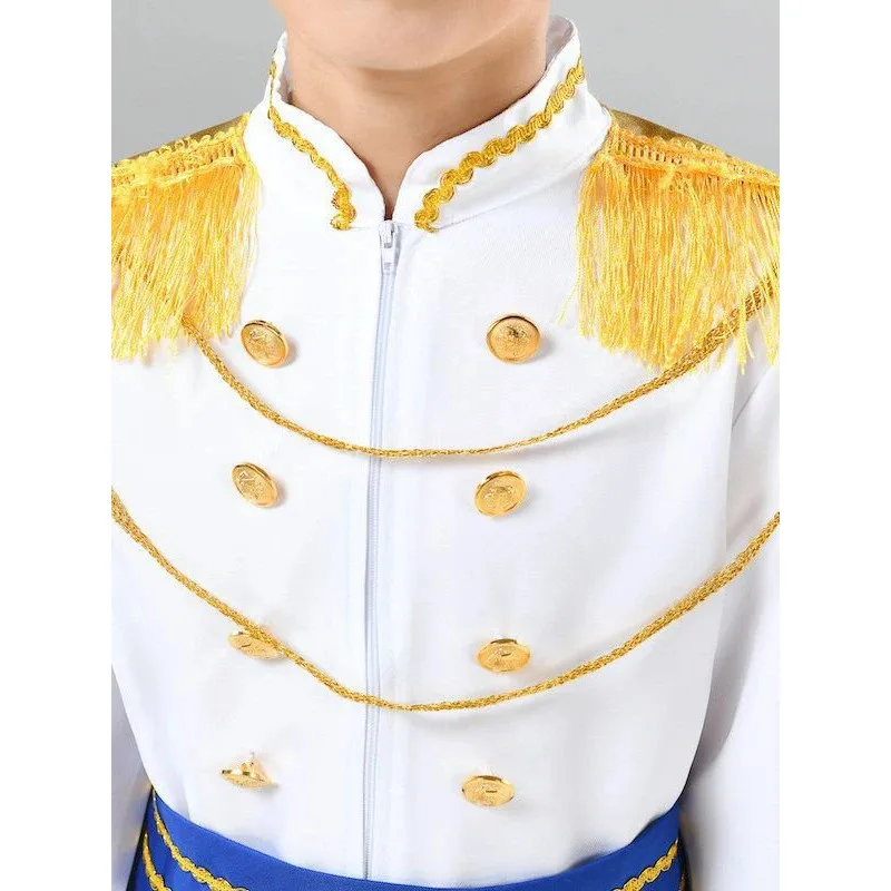 

2025 New Halloween Children's Boys' Cosplay Prince Role Playing King Performance Costume☆★ee☆★