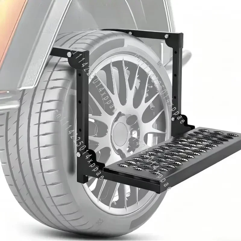 Telescopic Car Tire Step Ladder Foot Pedal For Off-Road SUV Climbing Roof Rack Folding