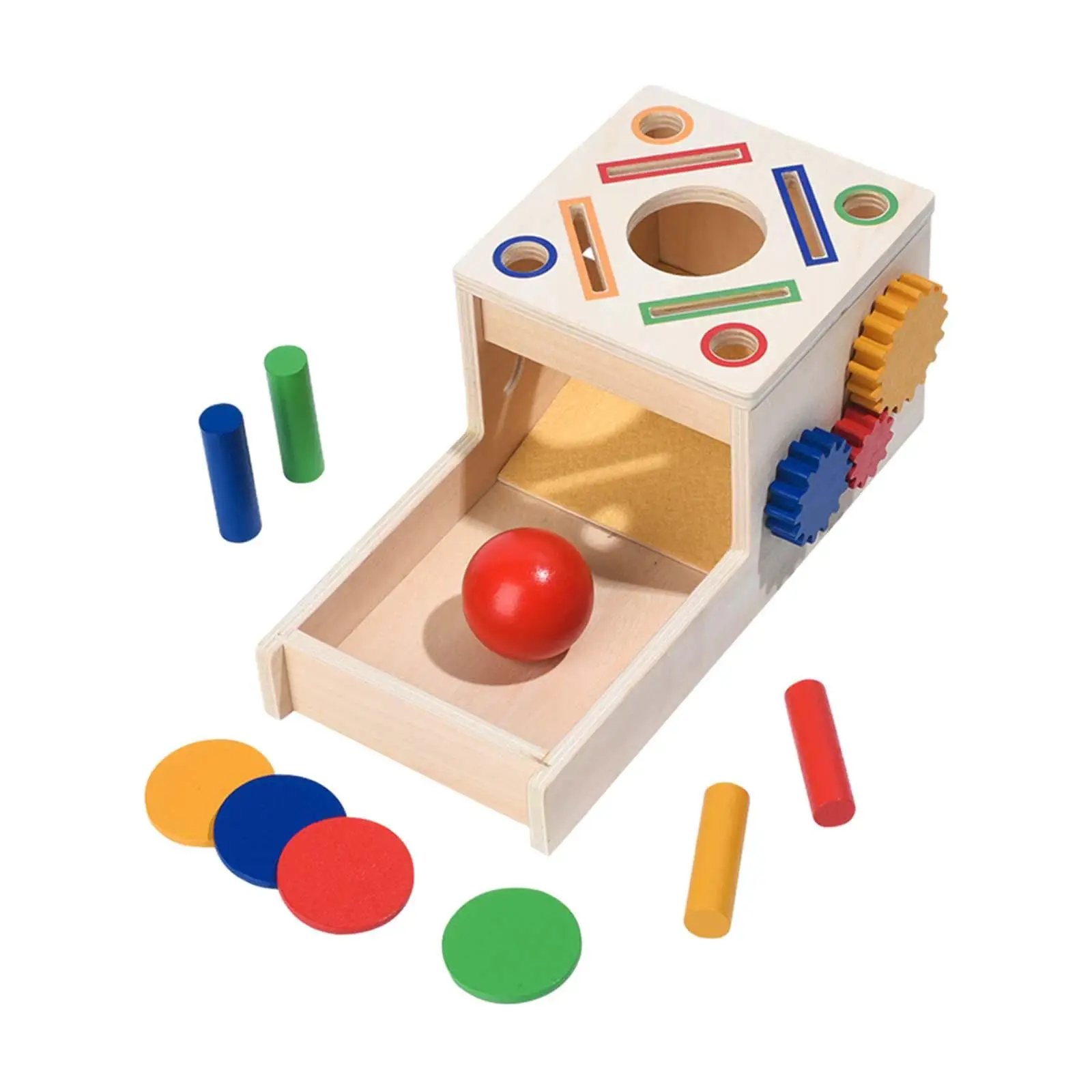 

Shape and Colour Sorting and Matching Game Educational Toy for Girls Boys