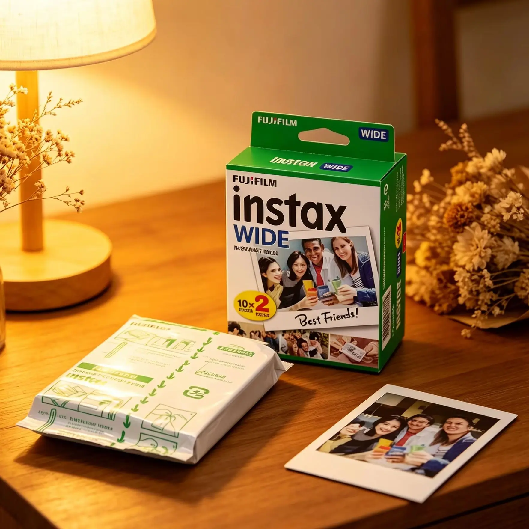 5-Inch Fujifilm Camera Paper Fujifilm Wide Photo Paper For Fuji Wide EVO/400/210/Wide Printer Wide 300 Fujifilm Instax Wide Film