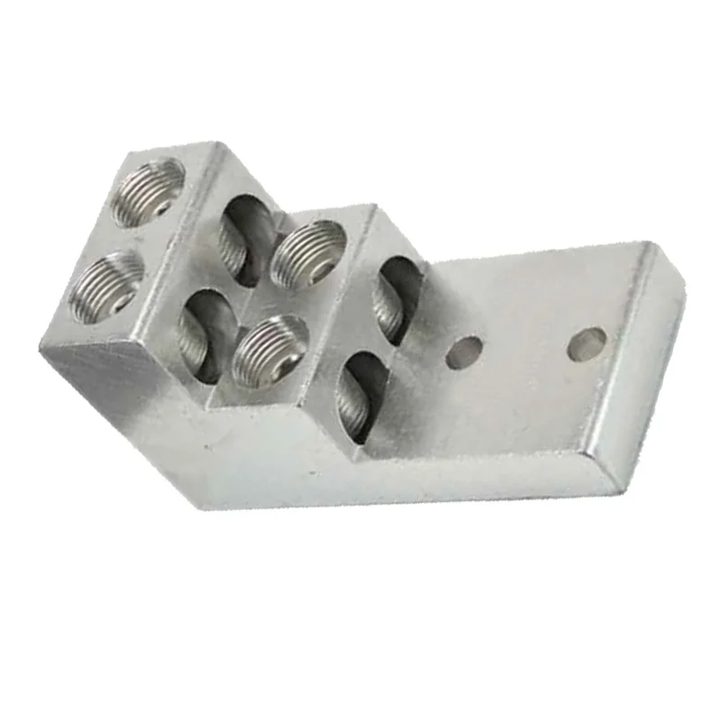 Double Rated Mechanical Stacked Lug 600T-4 Wire Range 600 MCM-2 Mouting Hole 13/32