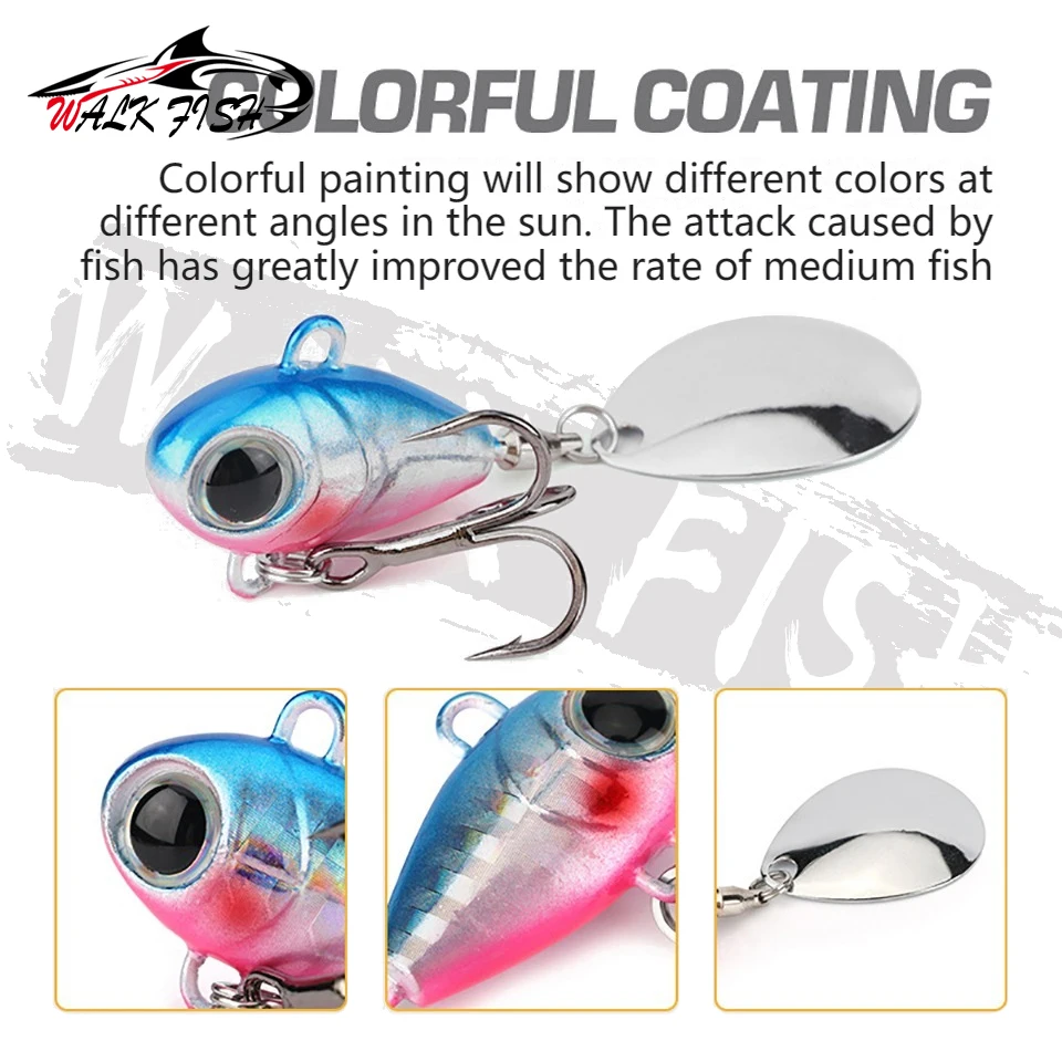 Cuchara giratoria con vibración WALK FISH – para pesca deportiva - imagen 5