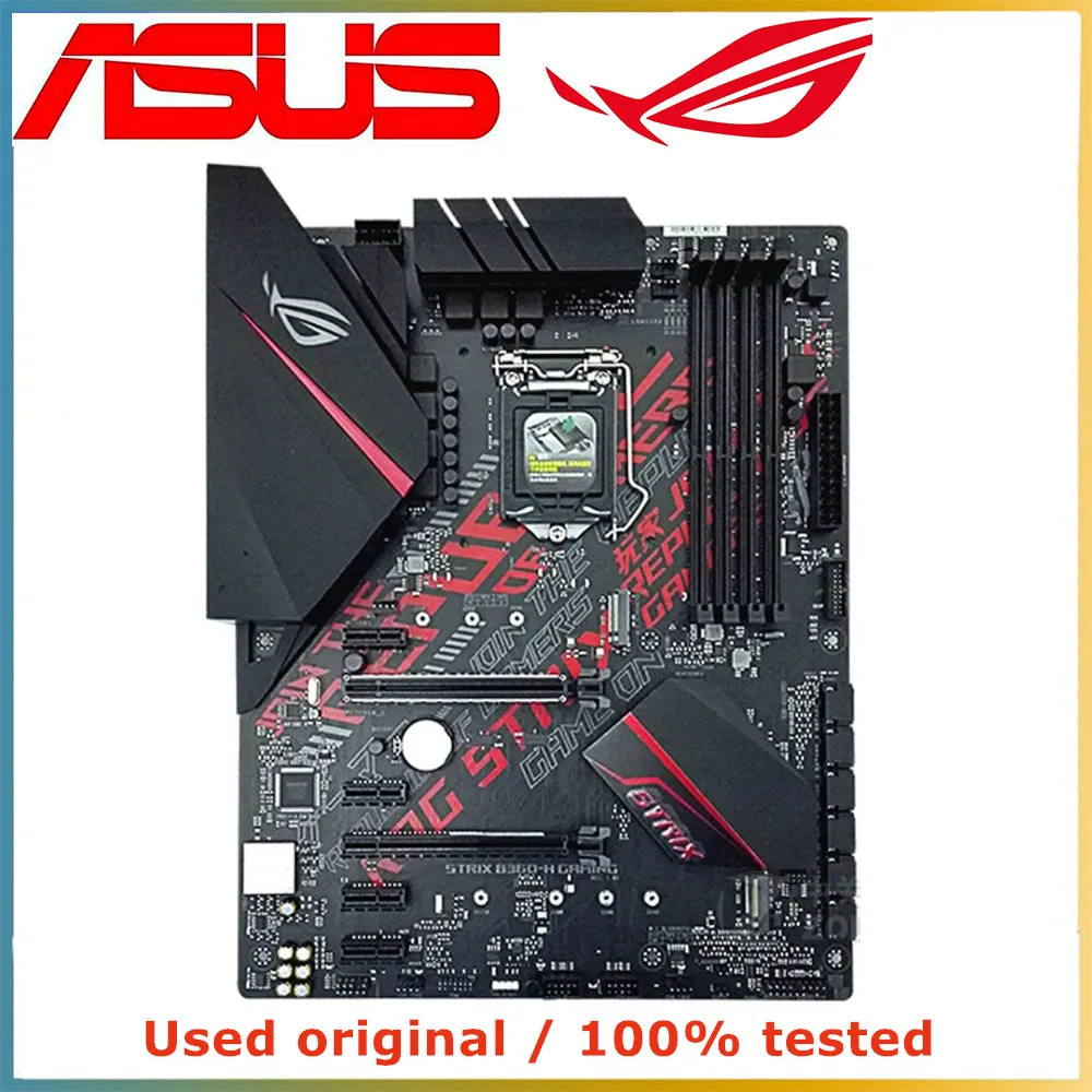 

B360H ASUS ROG STRIX B360-H GAMING ATX Computer Motherboard LGA 1151 DDR4 64G Intel B360 Desktop Mainboard III PCI-E 3.0 X16