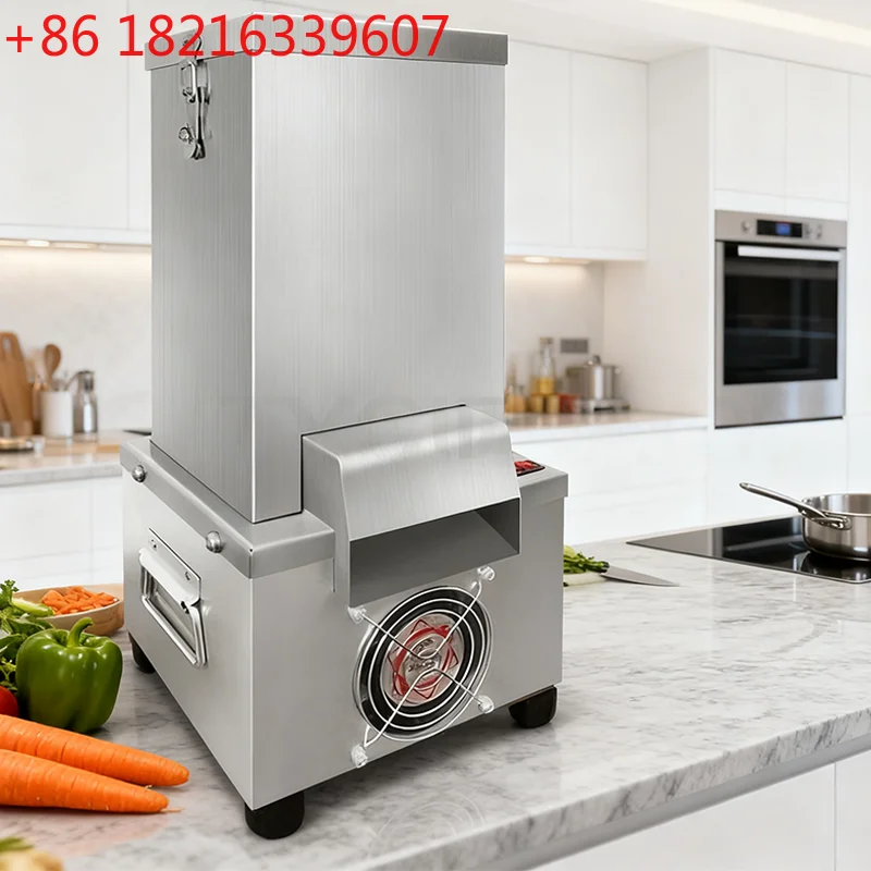 YAO Commercial Electric Garlic Peeler Stainless Steel Automatic Skin Removing Peeling Machine 20-25KG/H For Home Restaurant Use