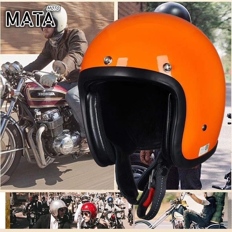 

Горячая новинка: Японский/Корейский стиль, женский/мужской мотоциклетный шлем-капелюшок, открытый, защитный, винтажный, с сертификатами DOT ECE, для безопасной езды