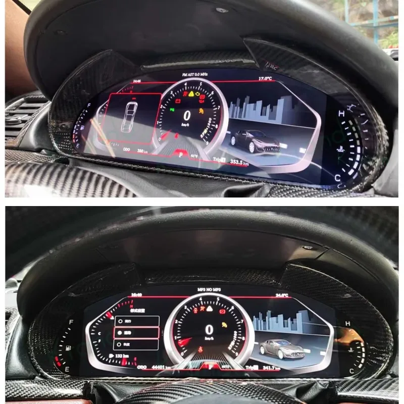 Car Digital Cluster for Maserati Granturismo GT Quattroporte 2008 - 2020 LCD Dashboard Panel Virtual Instrument CockPit