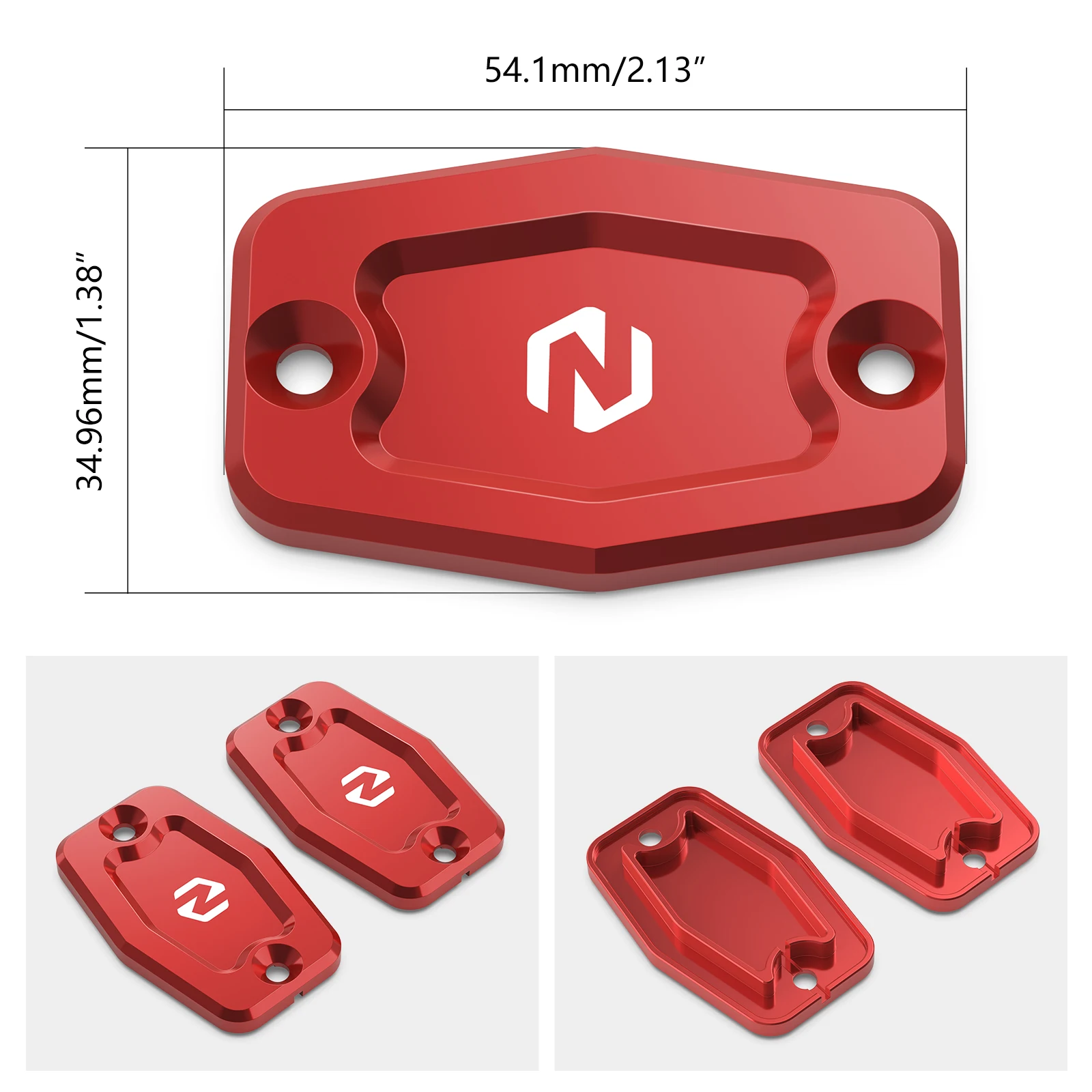 For GasGas EC 300 EC 250 EC ECF 250 300 350 2021-2024 2023 EC250F EC350F Motorcycle Front Brake Clutch Reservoir Cover Cap Kit