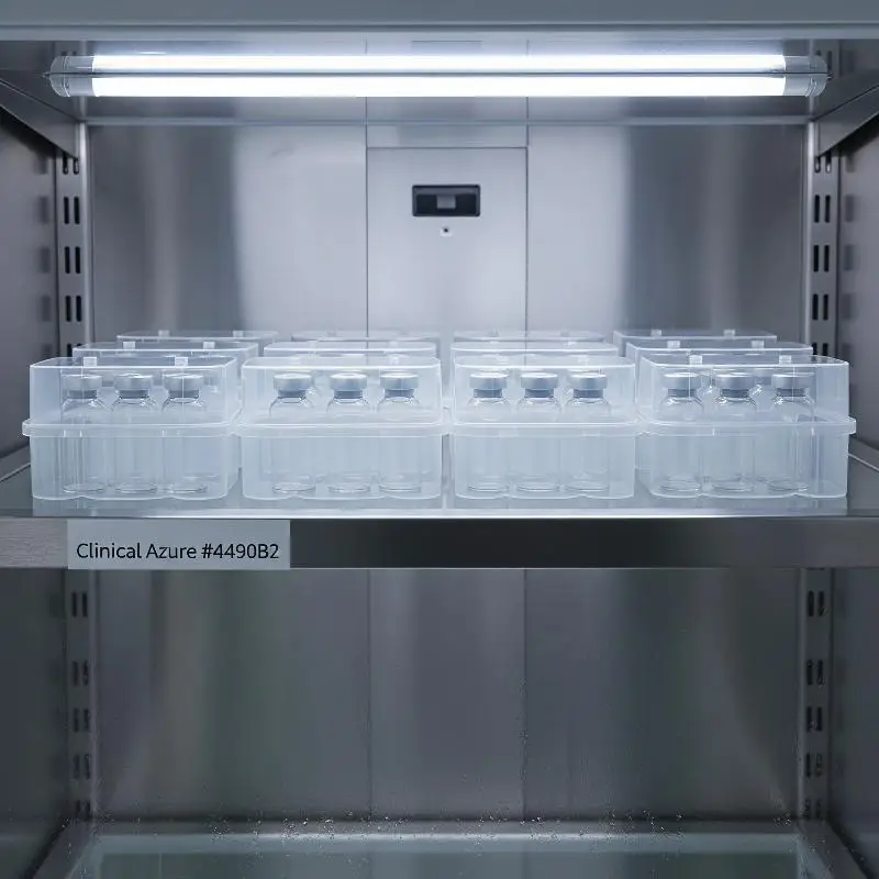 Microtube Storage Box 5Pcs Stackable Clear Plastic 10mL 2/10 Slot Vial Case for Sample Classification Management