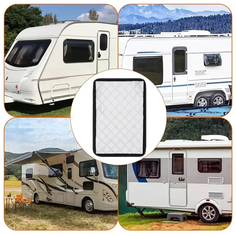 

1SET RV Ventilation Cover Reflective Insulation Skylight Sunshade Curtain RV Roof Ventilation Cover Camping Car Accessories